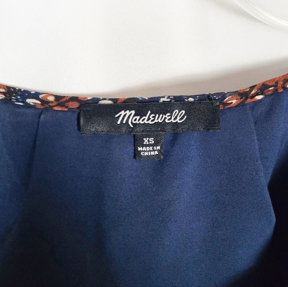 MADEWELL Lily Ruffle Dress in Sea Floral - Picture 4 of 5